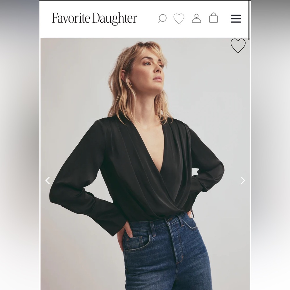 Favorite Daughter Date Blouse Bodysuit